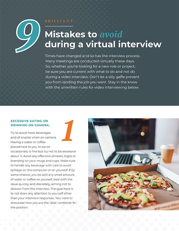 9 Mistakes to Avoid During a Virtual Interview
