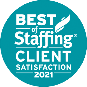 Best of Staffing 2021 Client Satisfaction